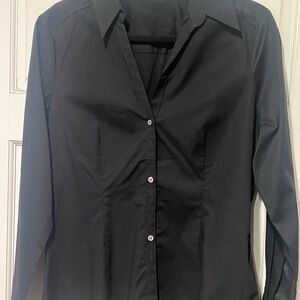 The Limited Black Collared Shirt